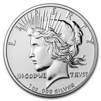1 oz Silver Round - Peace Dollar - PRESALE